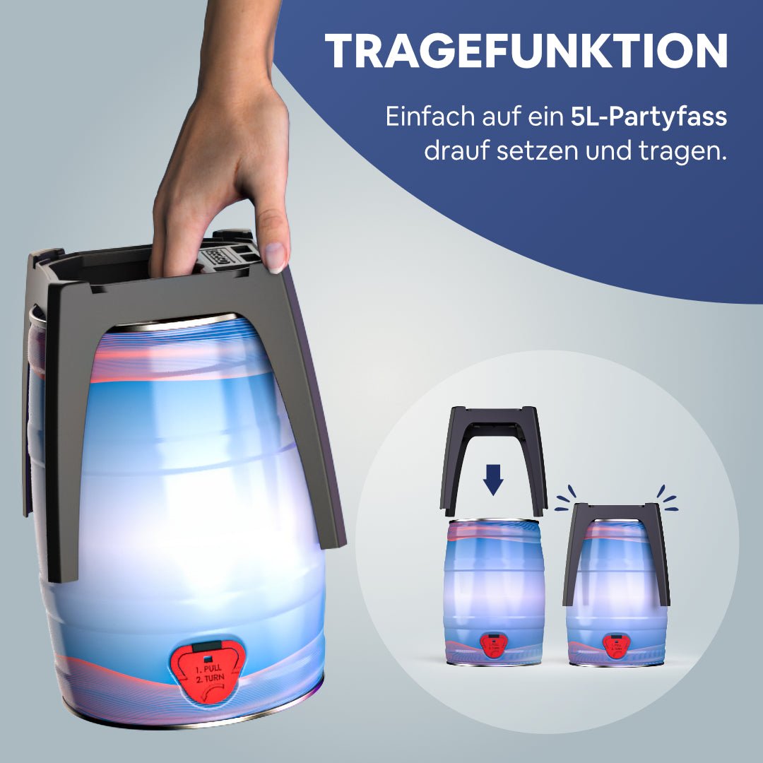 Keg2Go 5L-Partyfass Halterung
